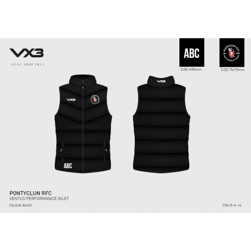 Pontyclun RFC Ventus Gilet