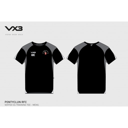 Pontyclun RFC Vertex tee shirt