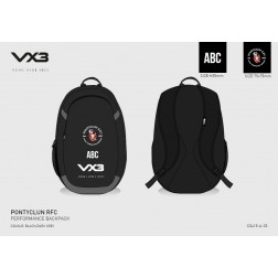 Pontyclun RFC Performance backpack
